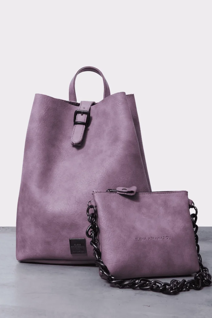 Retro Chain Backpack Γυναικείο Ροζ - Image 2