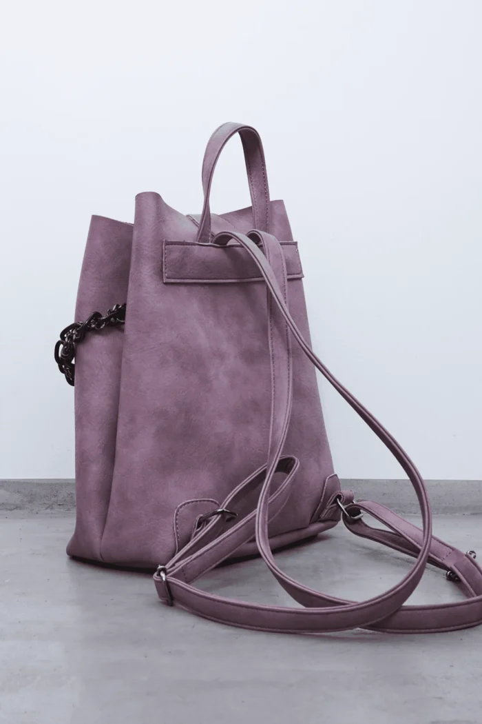 Retro Chain Backpack Γυναικείο Ροζ - Image 5