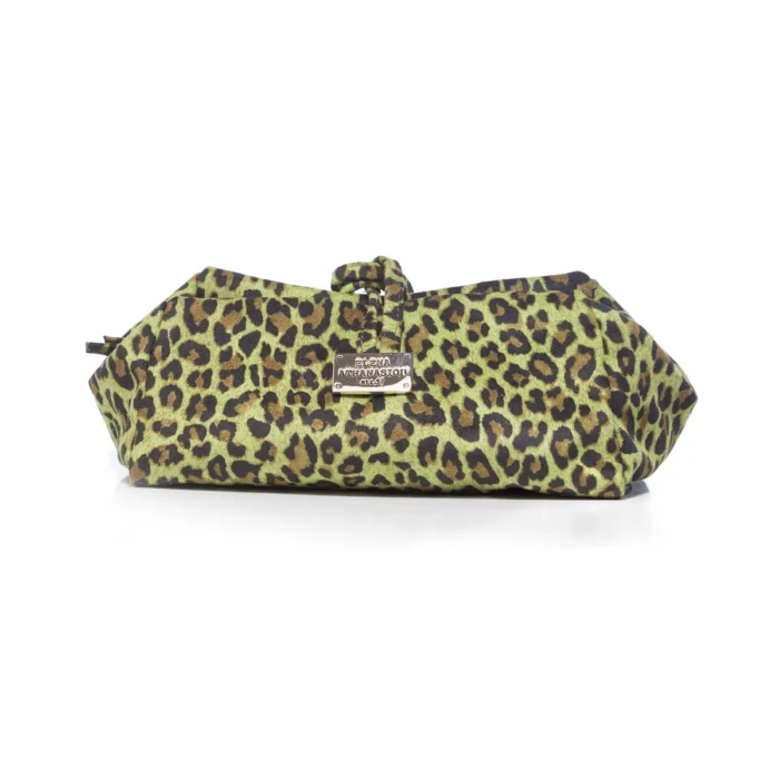 Large Suede Animal Print Green - Image 2
