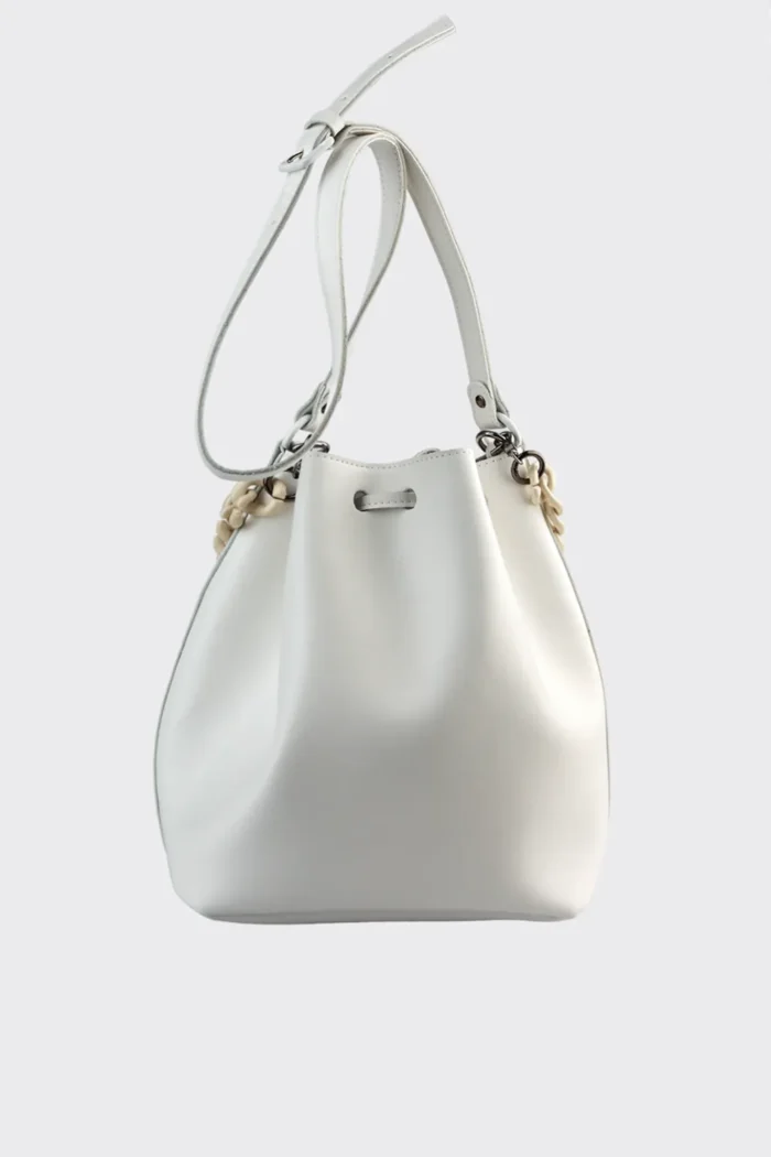 Chain Pouch Bag White - Image 3