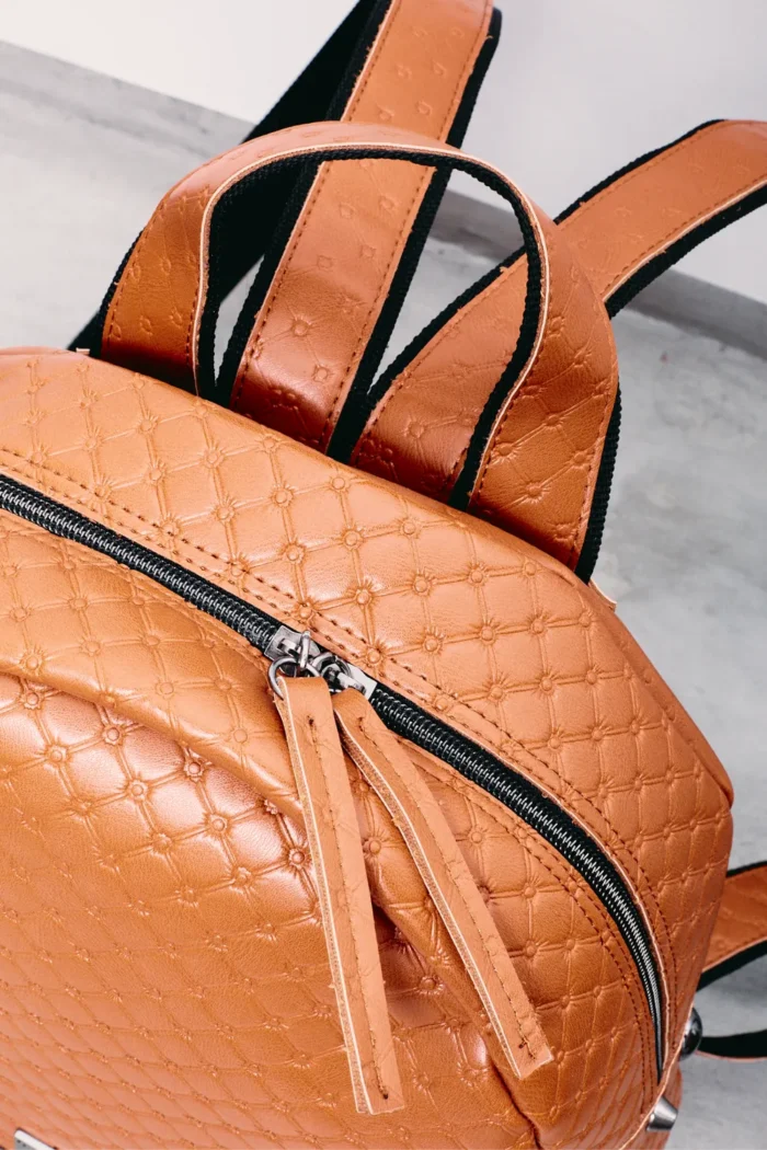 Retro Backpack Large Cognac - Image 6