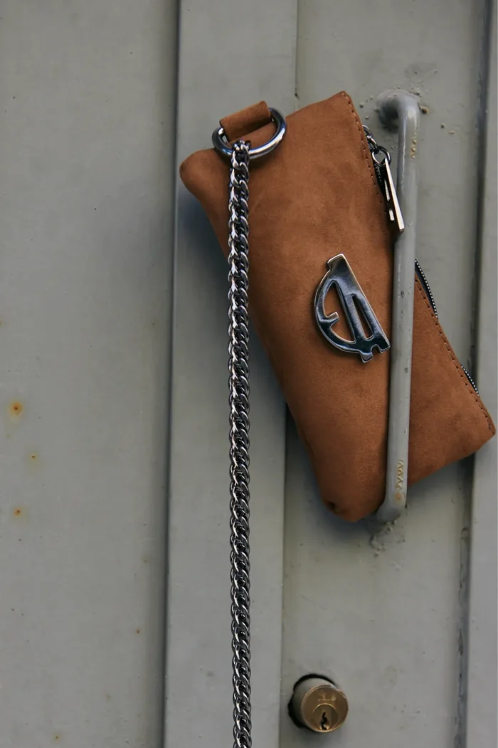 Chain Phone Wallet Cognac - Image 5