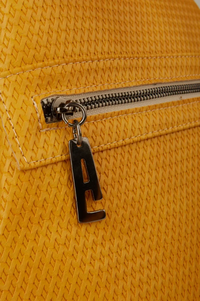 Black N' Metal Straw Backpack Γυναικείο Κίτρινο - Image 6