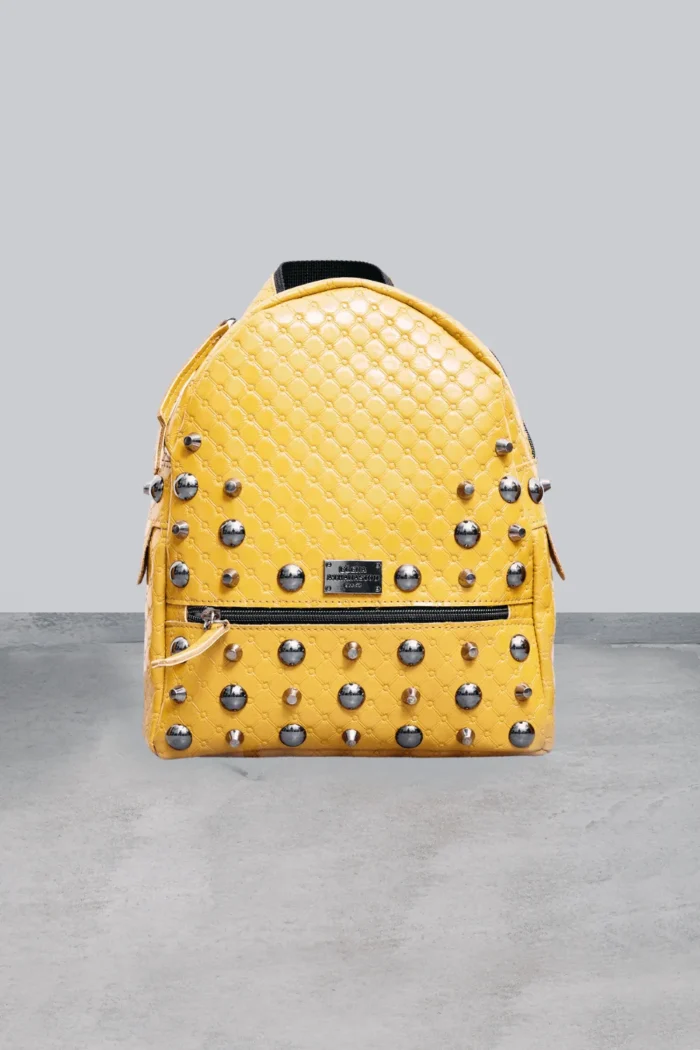 Retro Backpack Small Yellow - Image 2