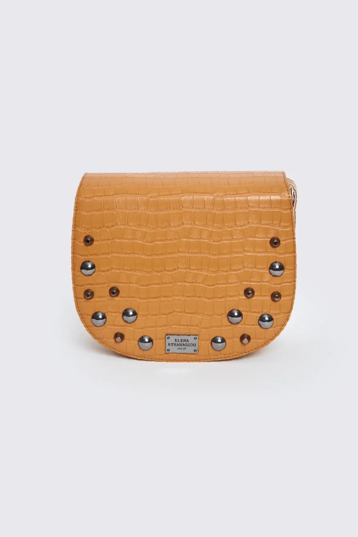 Croco Τσάντα Χιαστι Κονιακ Xl - Image 2