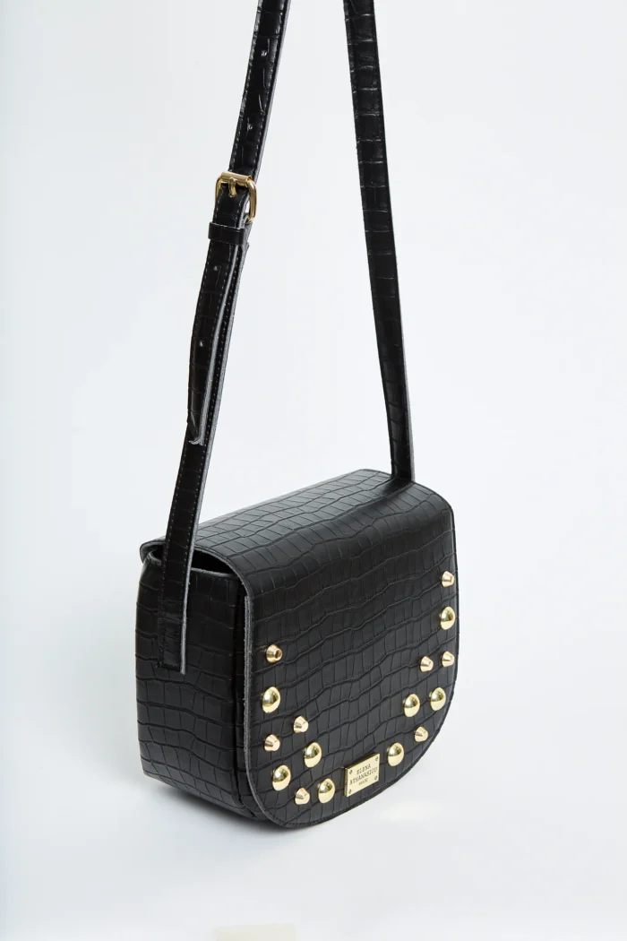 Croco Τσάντα Χιαστι Μαυρη Xl - Image 3