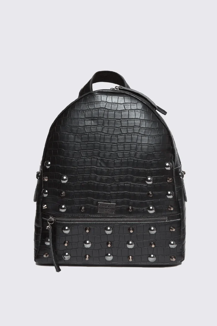 Croco Backpack Γυναικείο Μαύρη Large - Image 2