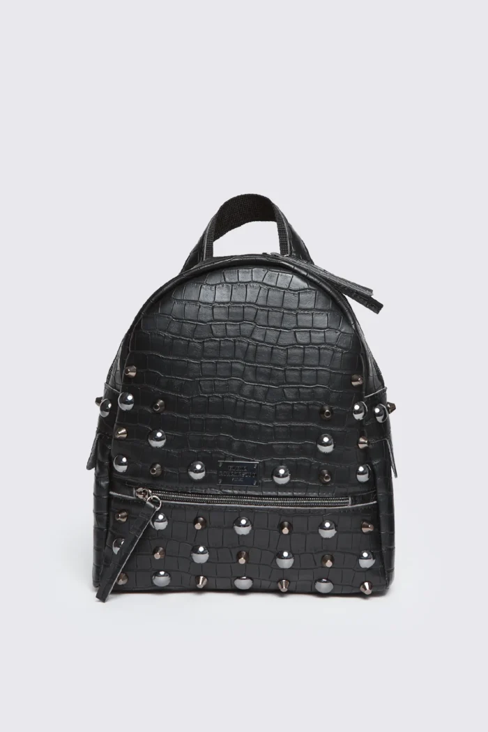 Croco Backpack Γυναικείο Μαύρη Small - Image 2