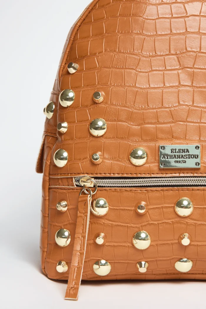 Croco Backpack Γυναικείο Κονιάκ Small - Image 3