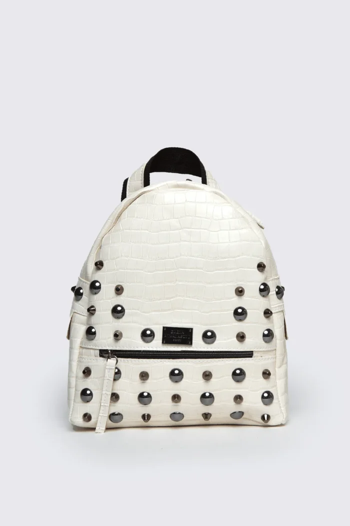 Croco Backpack Γυναικείο Λευκό Small - Image 2