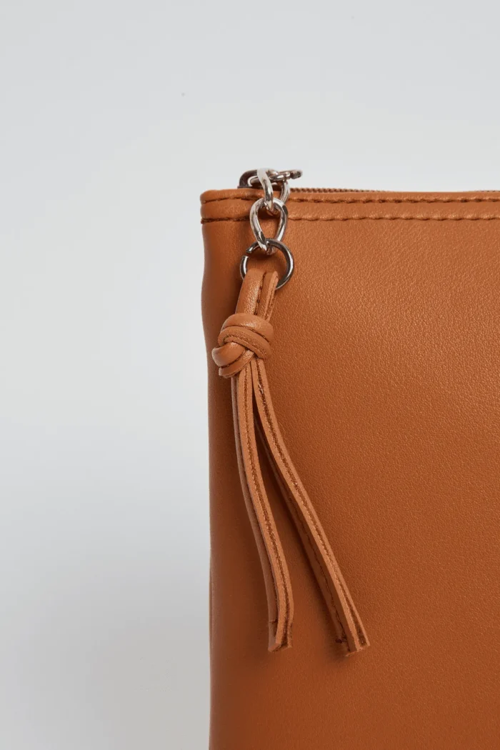 In The Island Clutch Bag Cognac - Image 5