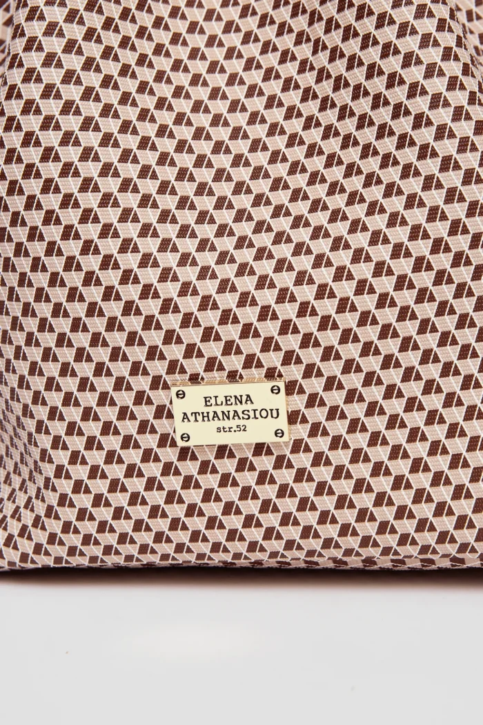 Cube Pouch Bag Καφέ - Image 4