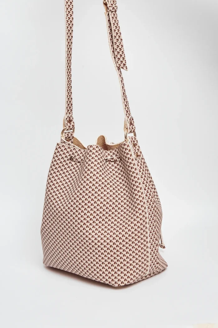 Cube Pouch Bag Καφέ - Image 6