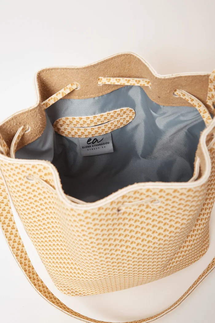 Cube Pouch Bag Yellow - Image 6