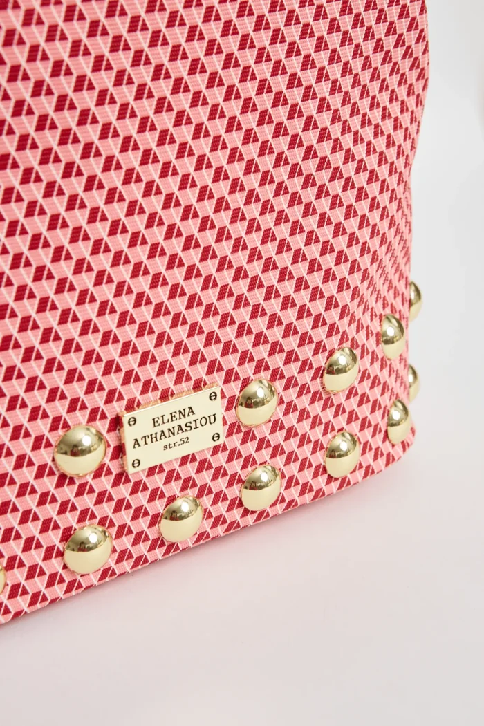 Black N' Metal Cube Backpack Γυναικείο Ρόζ - Image 3