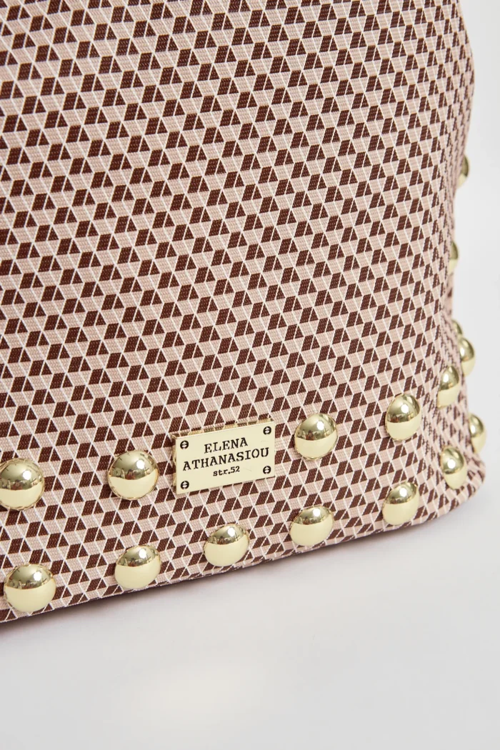 Black N' Metal Cube Backpack Γυναικείο Καφέ - Image 3