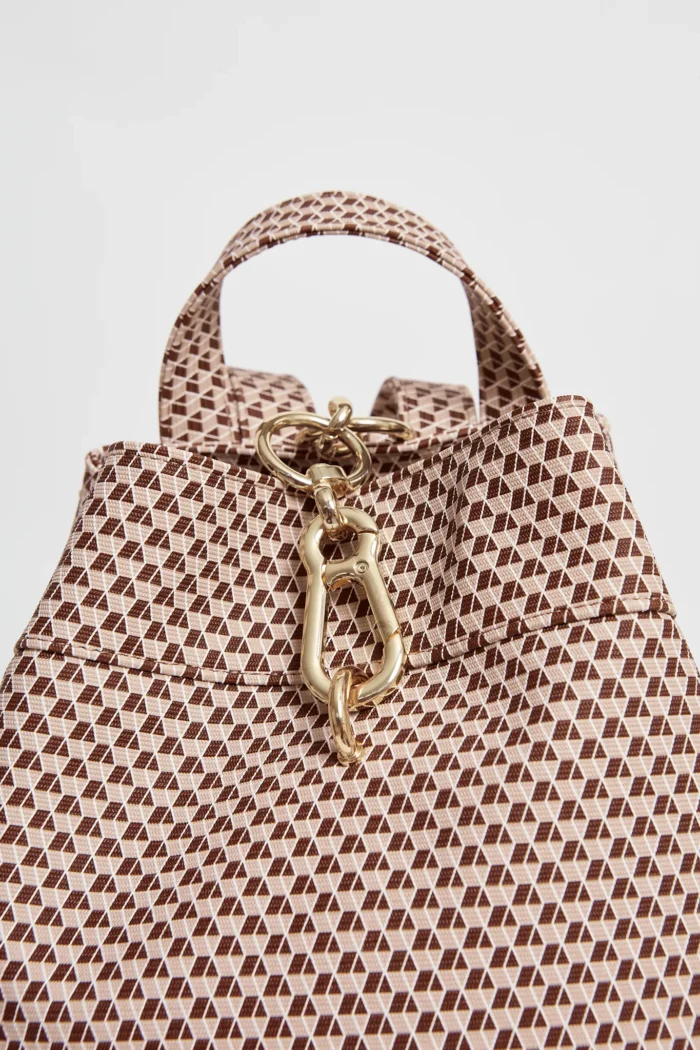 Black N' Metal Cube Backpack Γυναικείο Καφέ - Image 5