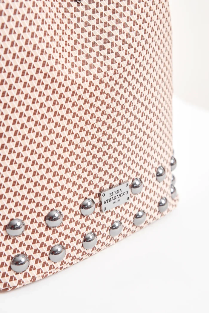 Black N' Metal Cube Backpack Γυναικείο Καφέ - Image 4