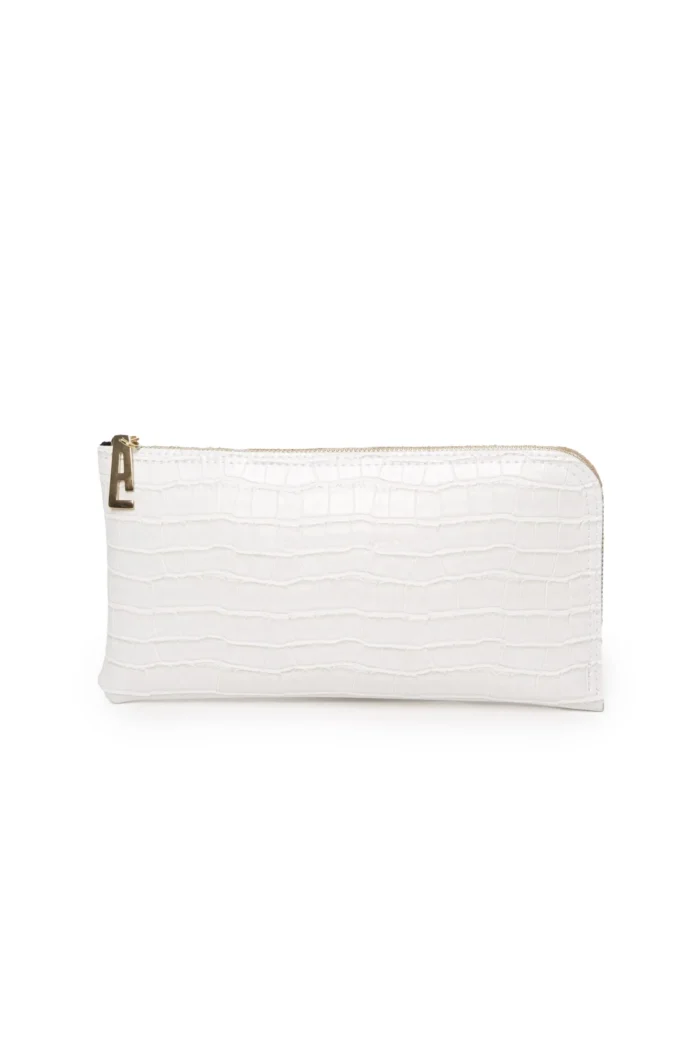 Croco Clutch White - Image 1