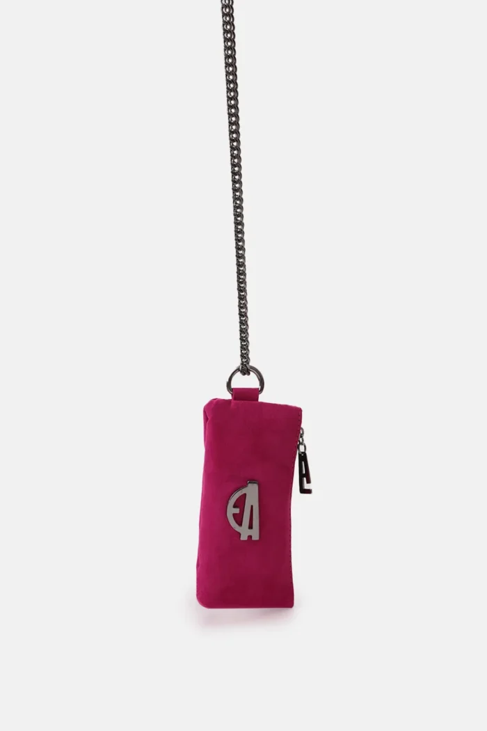Chain Phone Wallet Fuchsia - Image 1