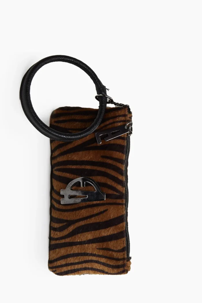 Bracelet Phone Wallet Zebra Brown - Image 1