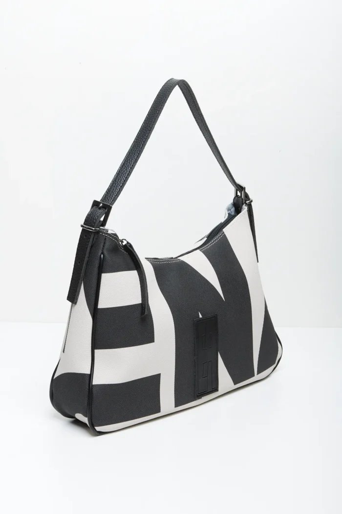 Vintage Ea Logo Baguette Bag Μπεζ Xl - Image 3