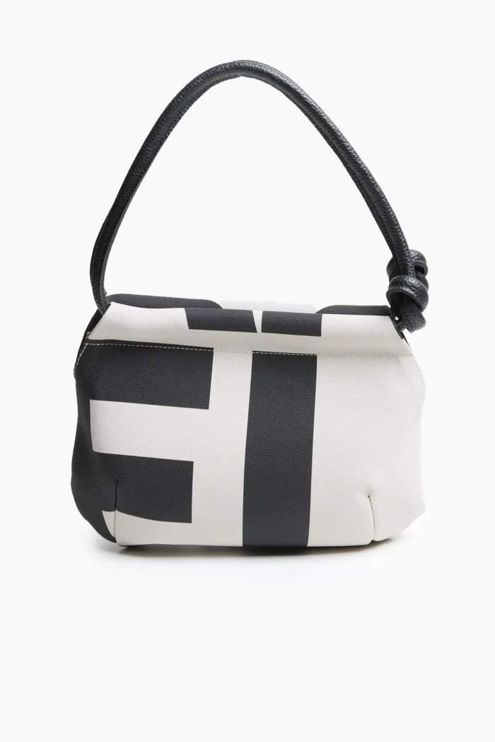 In The Name Ea Logo Τσάντα Ώμου Μπεζ Small - Image 3