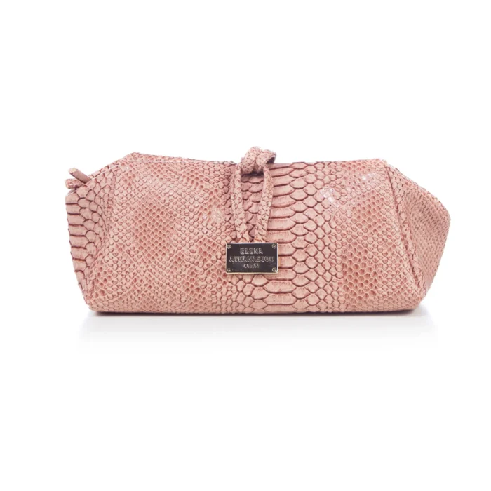 Lunchbag Croco Τσάντα Εξοδου Nude Large - Image 2