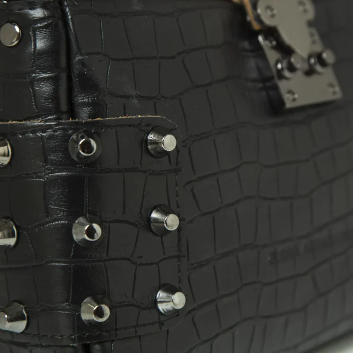 City Lady Croco Clutch Bags Μαυρη - Image 3