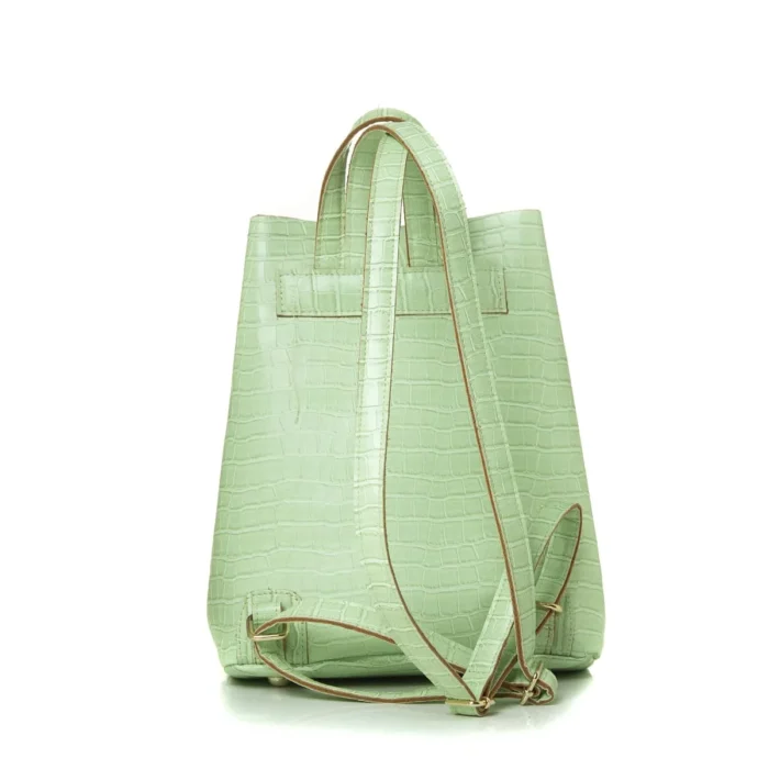 Backpack Croco Pattern Mint - Image 3