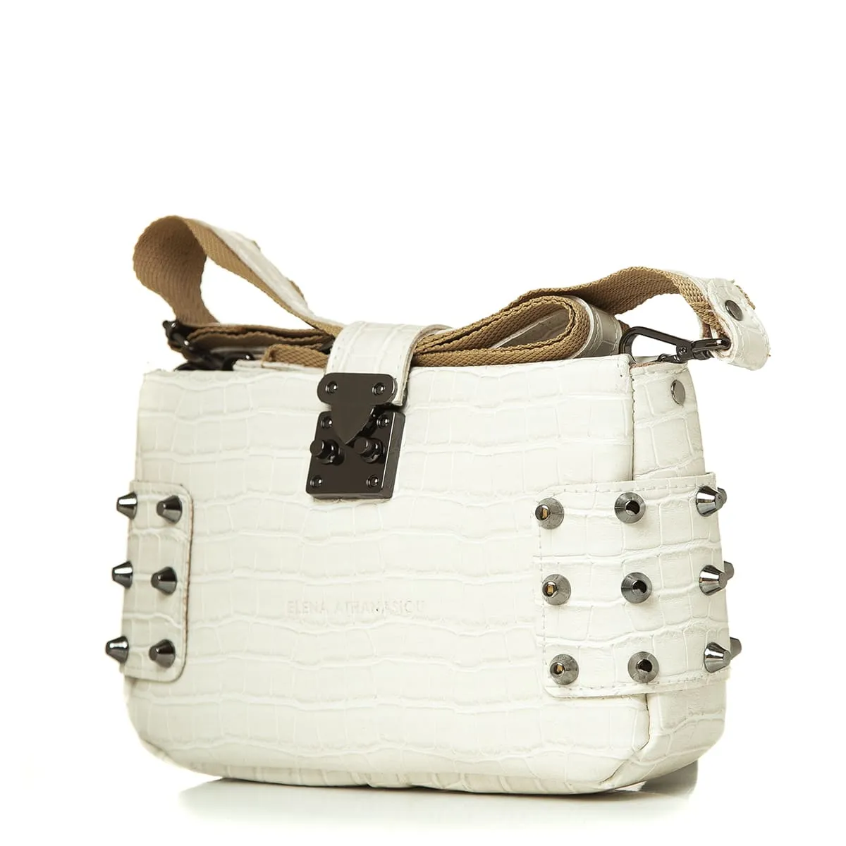 IMG_8274_result-1.webp City Lady Croco Clutch Bag Λευκο - Image 1