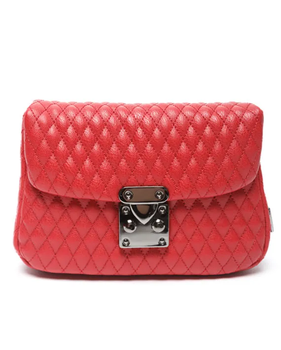 REDGR1_result-1.webp Belt Bag Τσάντα Εξοδου Κοκκινο-Ασημί - Image 1