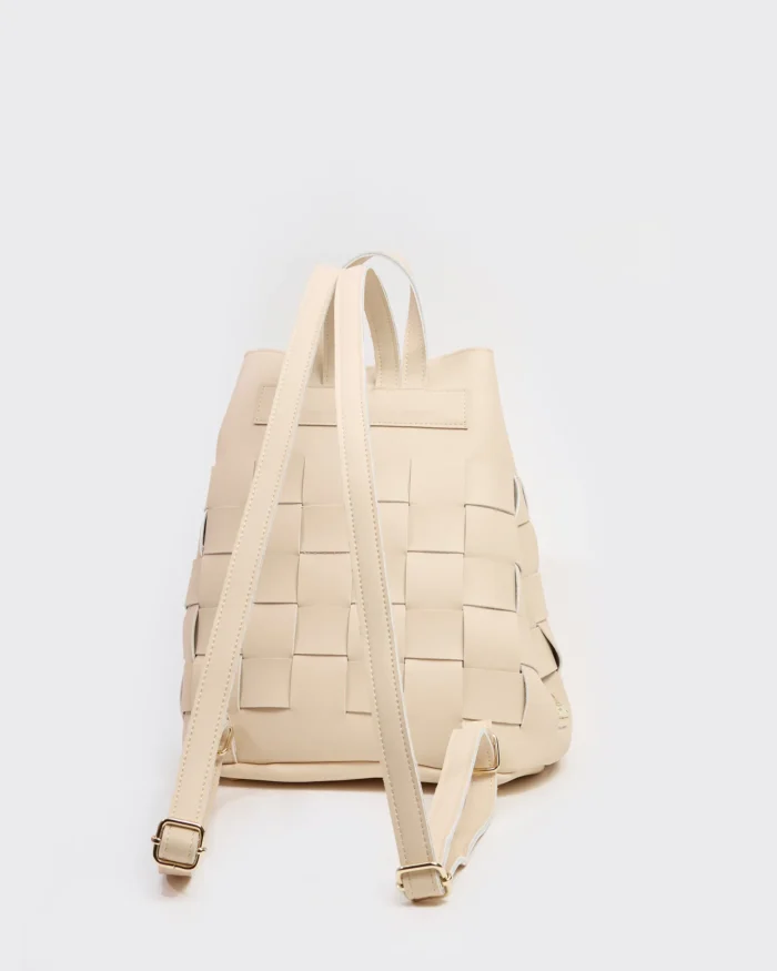 Straw Backpack Γυναικείο Μπεζ - Image 3