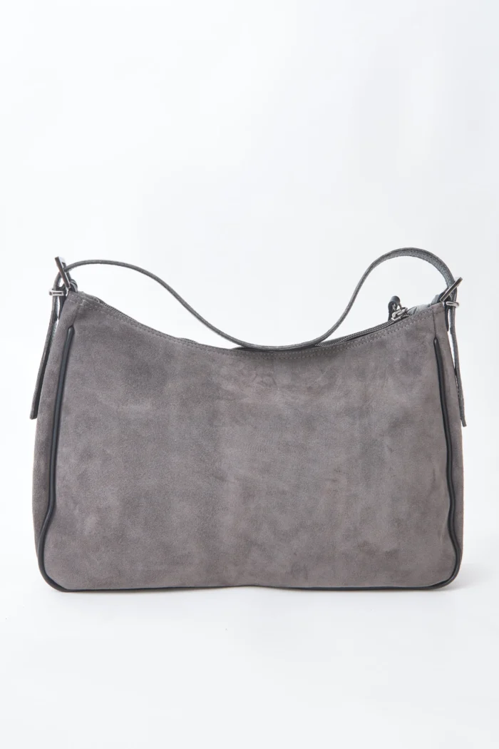 Vintage Baguette Bag Γκρι Xl - Image 4