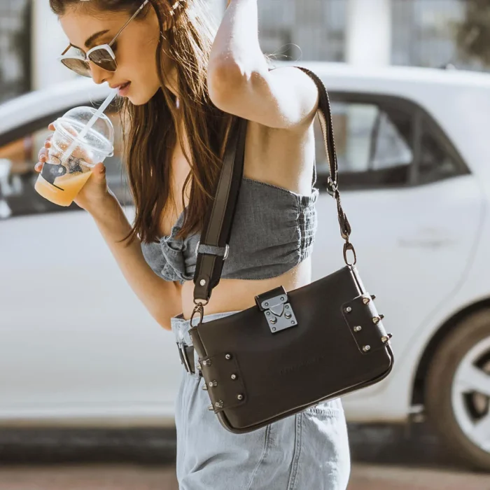 City Lady Clutch Bag Μαυρη - Image 3