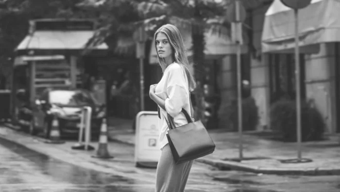 Purity Τσάντα Χιαστι Μαυρη - Image 2