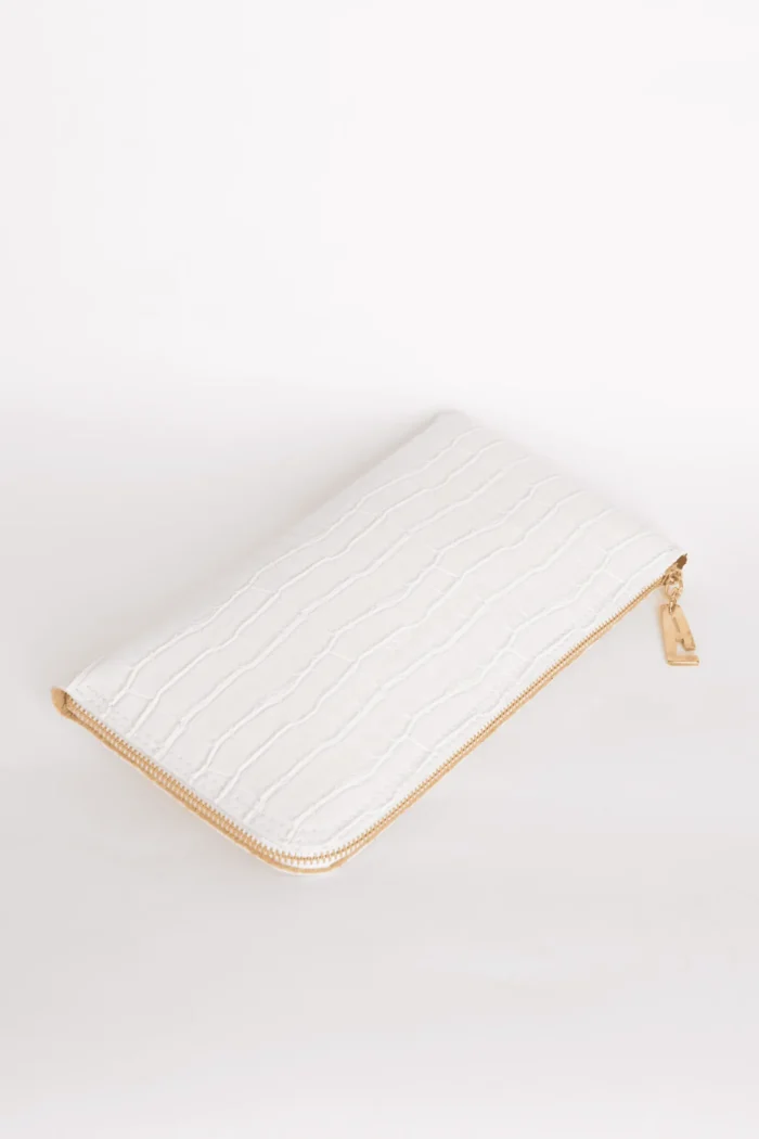 Croco Clutch White - Image 2
