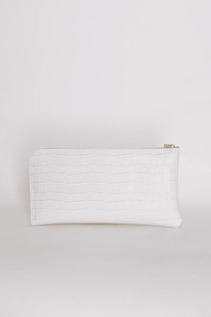 Croco Clutch White - Image 4