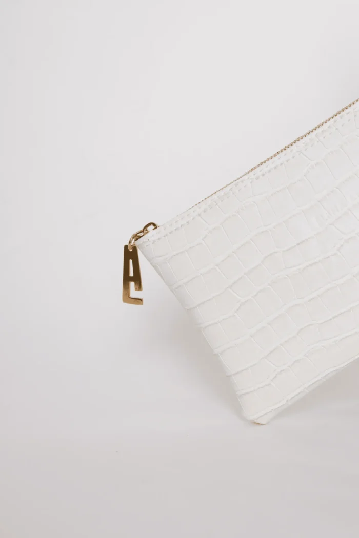 Croco Clutch White - Image 3