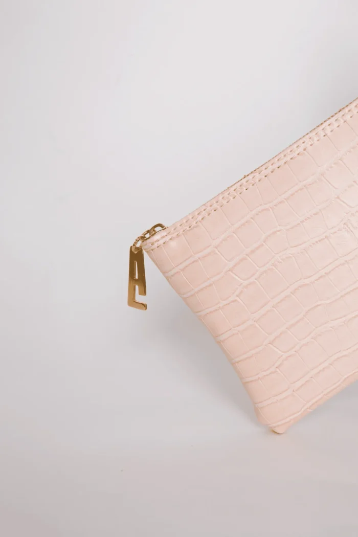 Croco Clutch Pink - Image 3