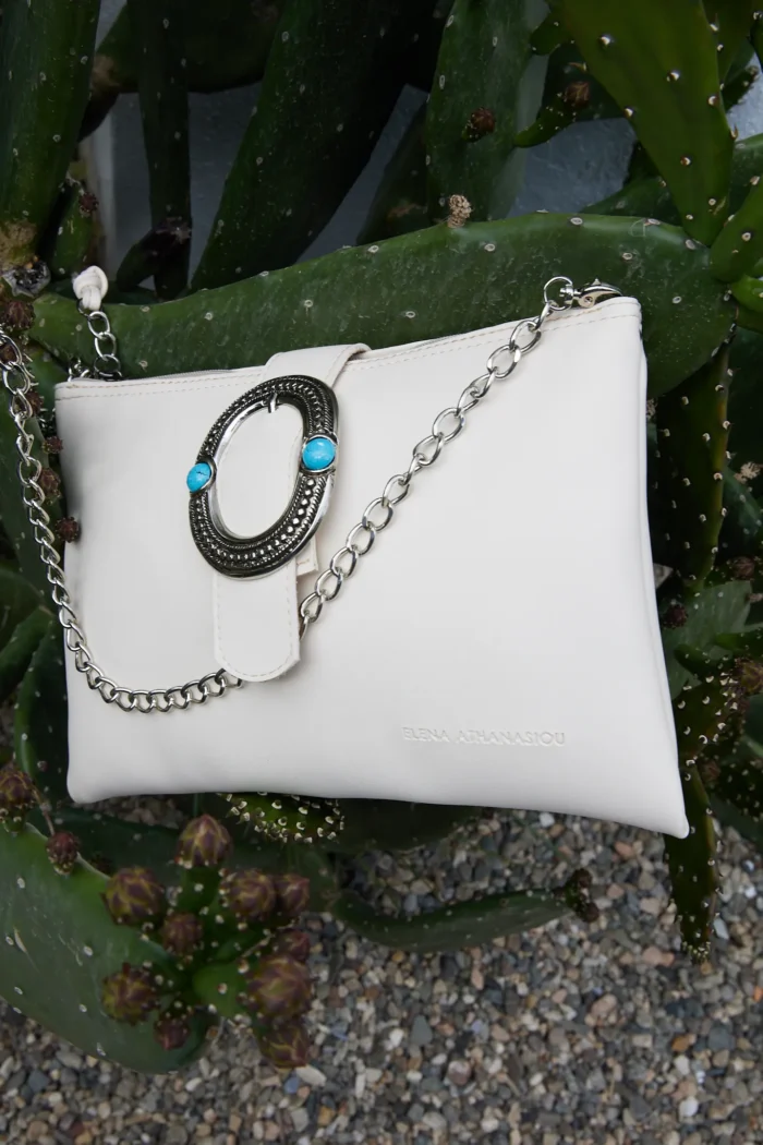 In The Island Clutch Bag White - Image 1