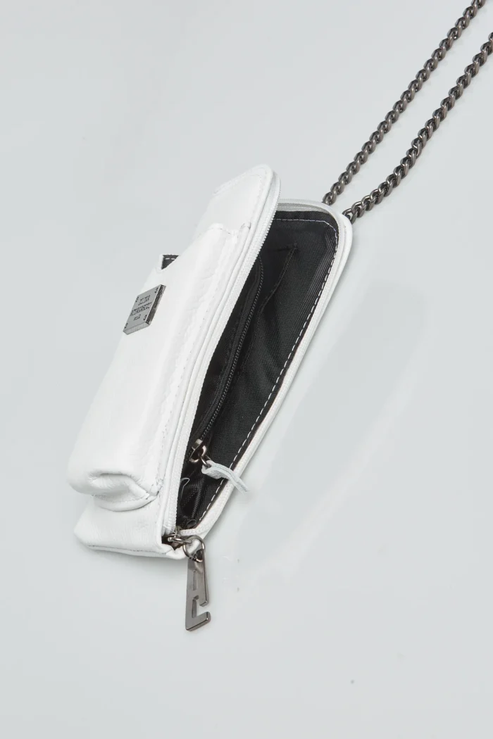 Chain Wallet Phone Bag Λευκό - Image 6