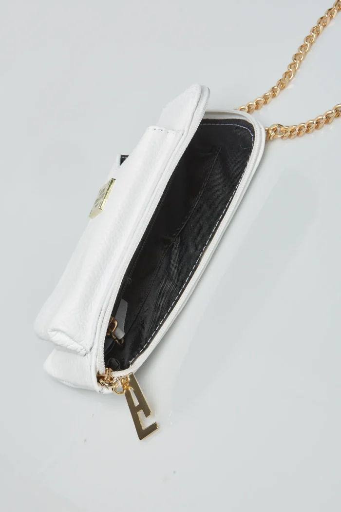 Chain Wallet Phone Bag Λευκό - Image 5