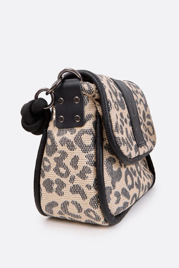 Messenger Combo Straw Τσάντα Χιαστι Animal Small - Image 3