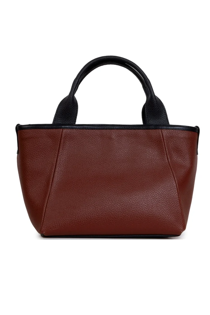 Classy Τσάντα Χειρος Καφε - Image 3