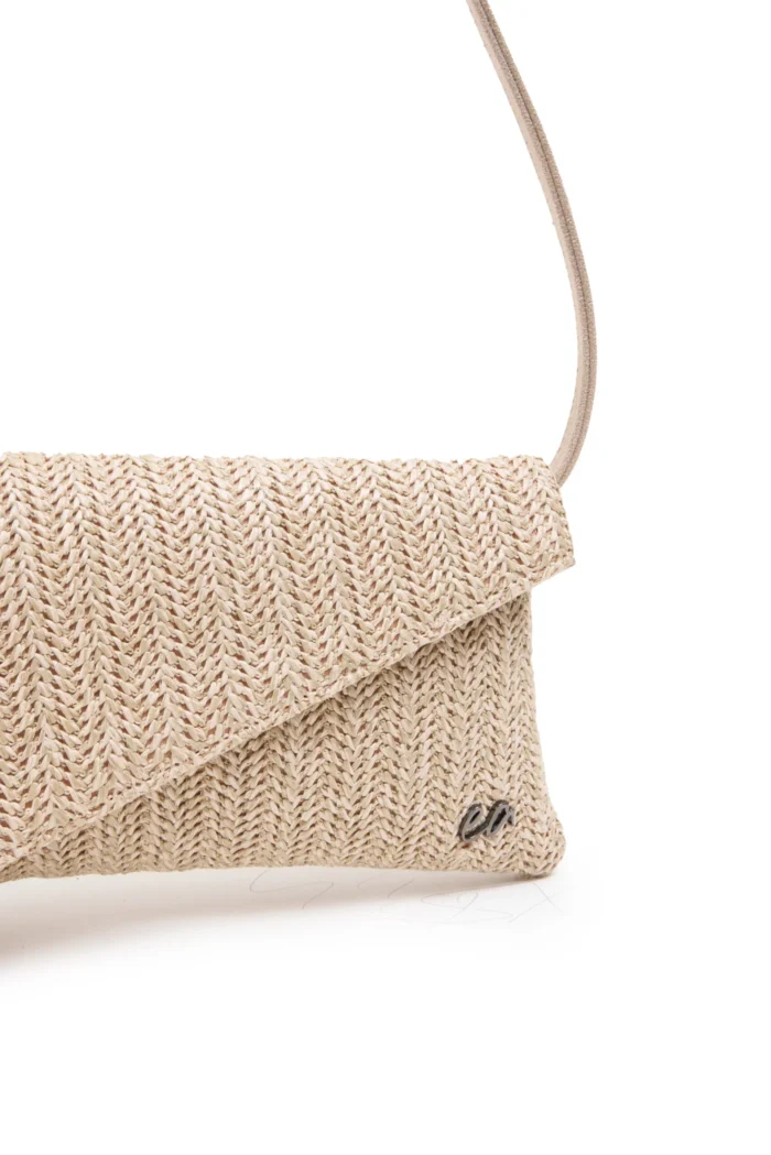 Cap Straw τσαντα εξοδου Μπεζ - Image 3