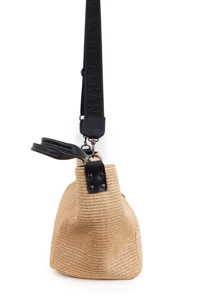 Classy Straw Tote & Shopper Bag Μπεζ - Image 4