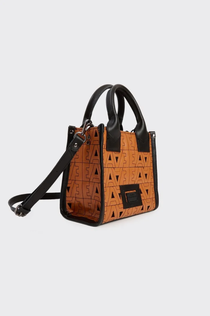 Mini Ea Tote & Shopper Bag Κονιάκ - Image 2
