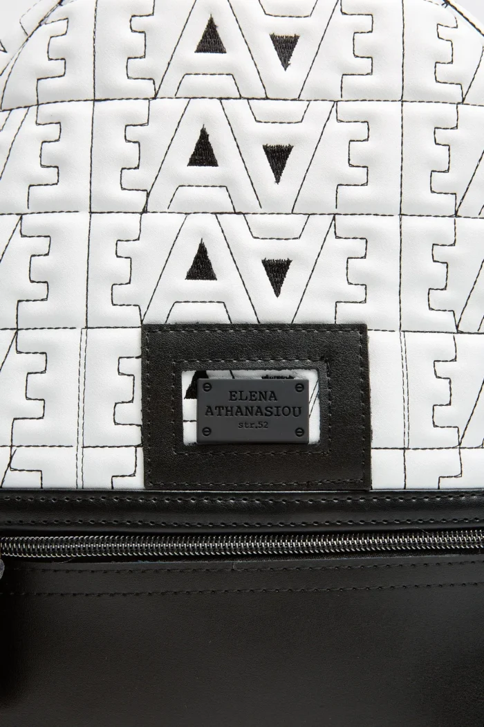 Logo Backpack Γυναικείο Λευκό Large - Image 4