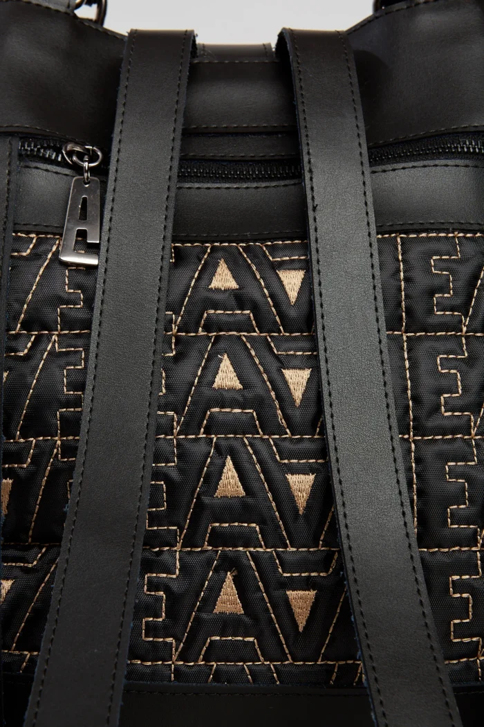 Comfort Logo Backpack Γυναικείο Μαύρο- Μπεζ - Image 5